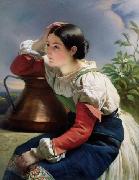 Franz Xaver Winterhalter Young Italian Girl at the Well